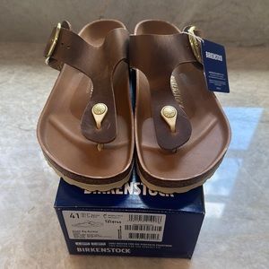 Birkenstock Gizeh Big Buckle-Cognac